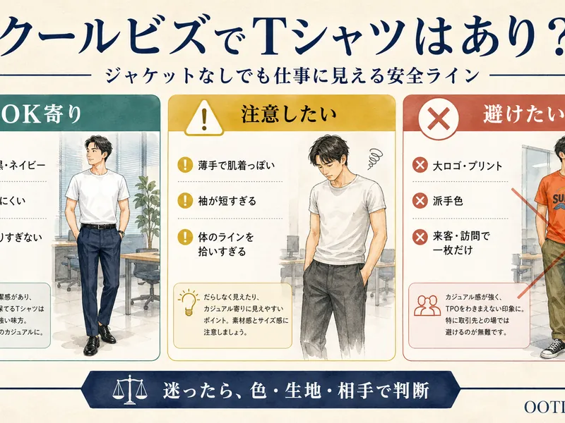 クールビズTシャツ