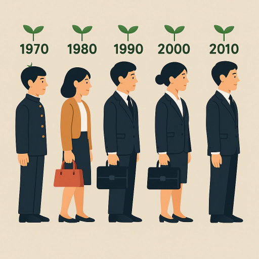 就活スーツの進化