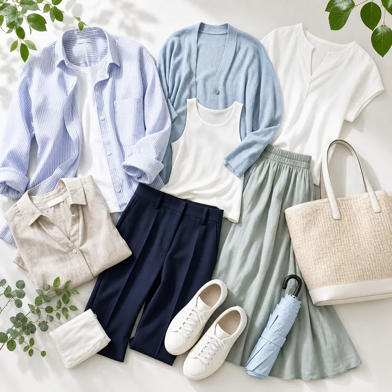 2026年の夏服おすすめを涼しさときちんと感で選ぶ画像